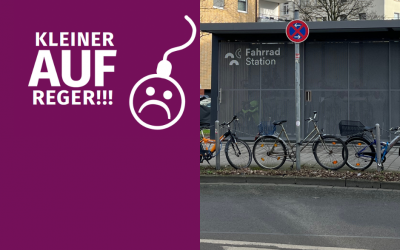 Kleiner Aufreger: Fahrradstationen in Düsseldorf