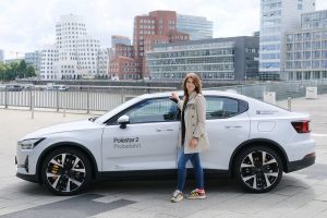 Mit dem Polestar 2 durch Düsseldorf