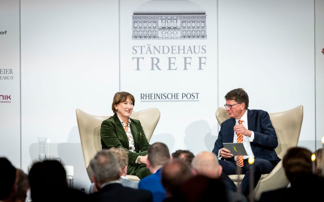VDA-Präsidentin Hildegard Müller beim Ständehaus Treff der Rheinischen Post
