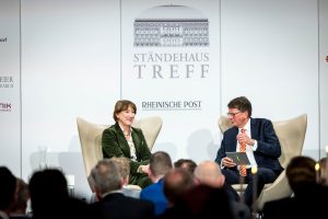 VDA-Präsidentin Hildegard Müller beim Ständehaus Treff der Rheinischen Post