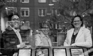 Emanuel Bay, Andrea Klötz-Befort (Assistentin der Geschäftsführung) und Dagmar Böcker-Schüttken, Böcker Immobilien